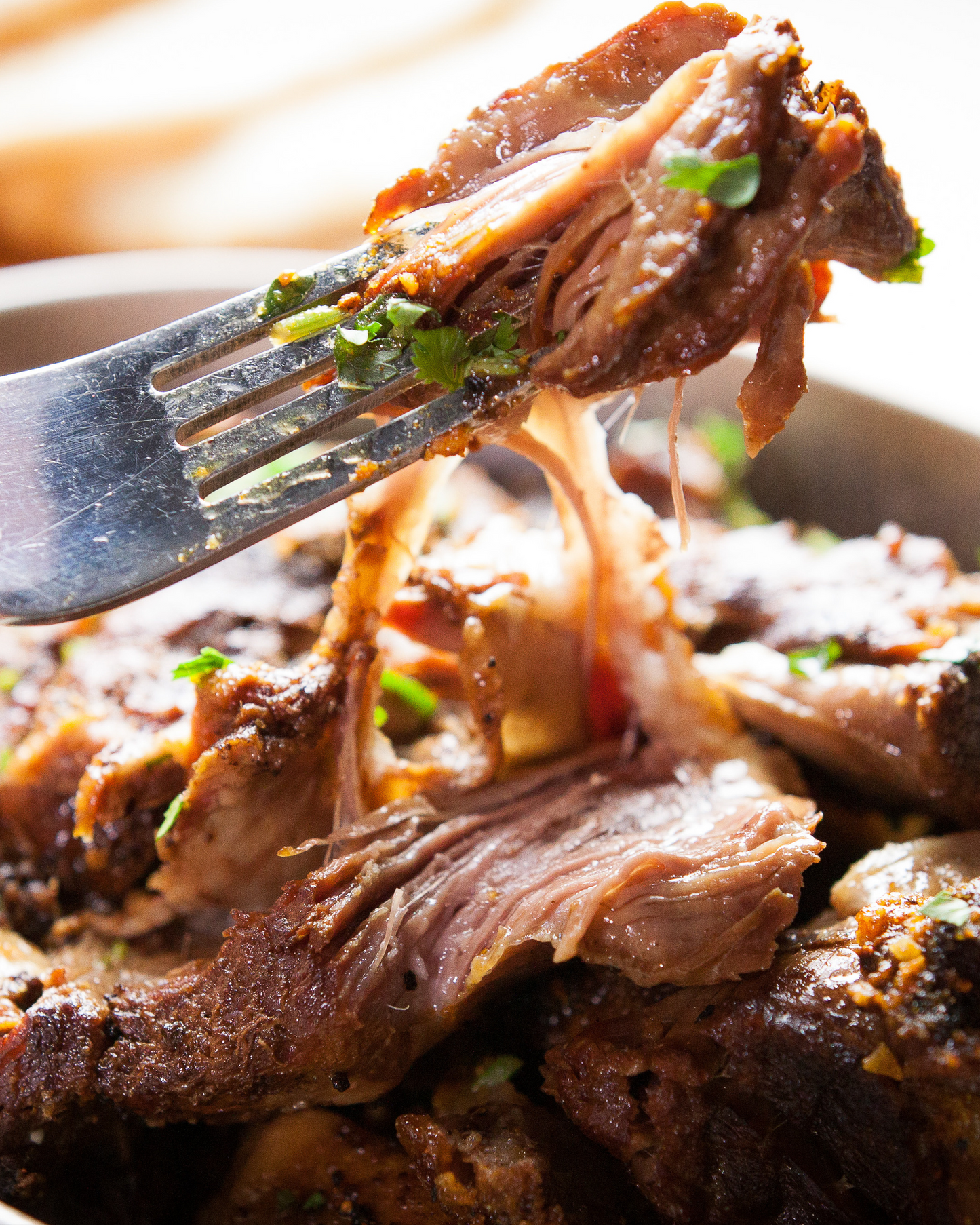 Pulled Smoked Lamb Shoulder