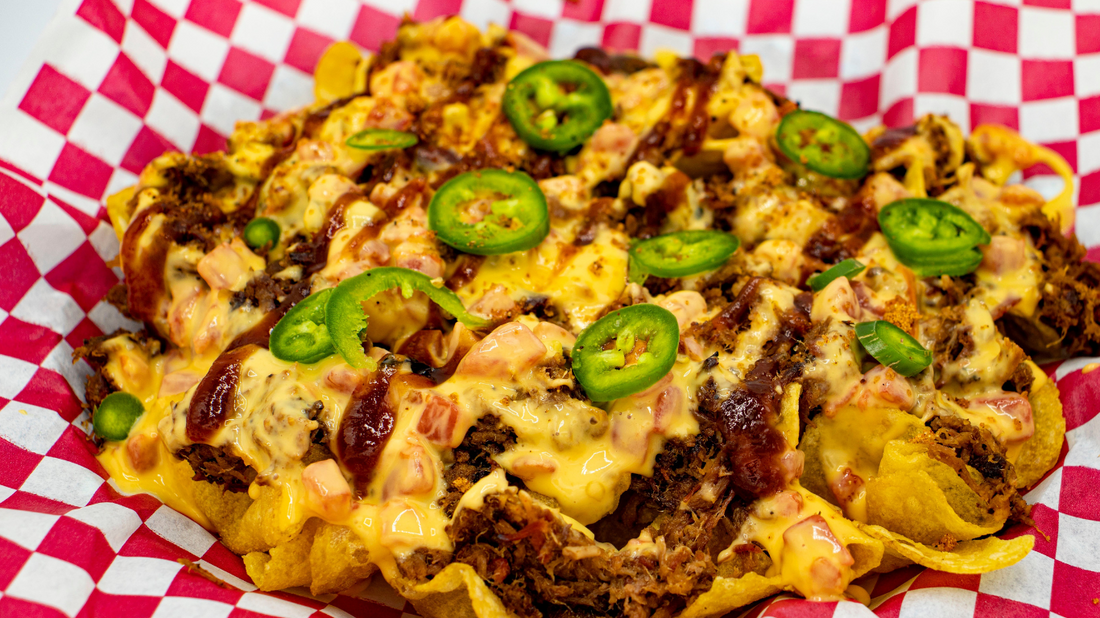 Cheesy Brisket Nachos Using Texas Brisket