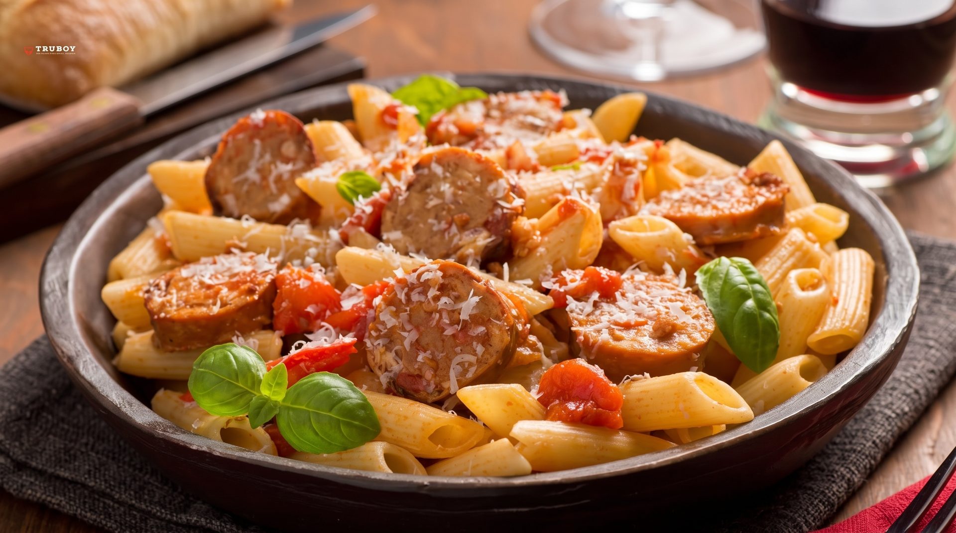 Smokin’ goodness: Smoked sausage pasta recipe with Truboy BBQ smoked sausages