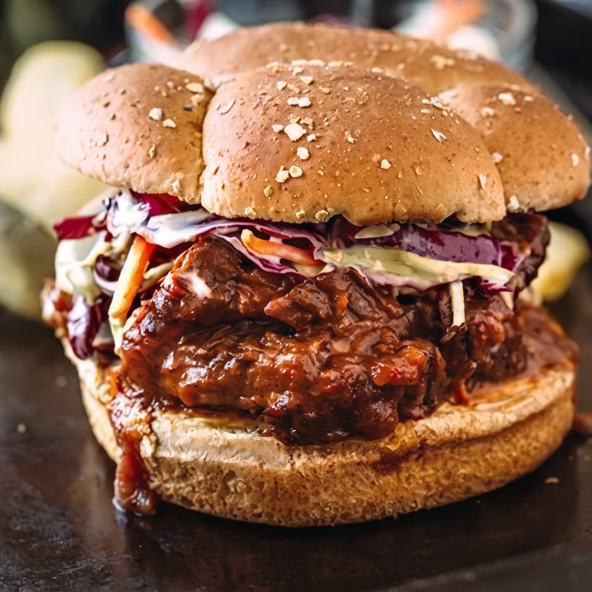 Easy to make brontosaurus rib sandwich recipe