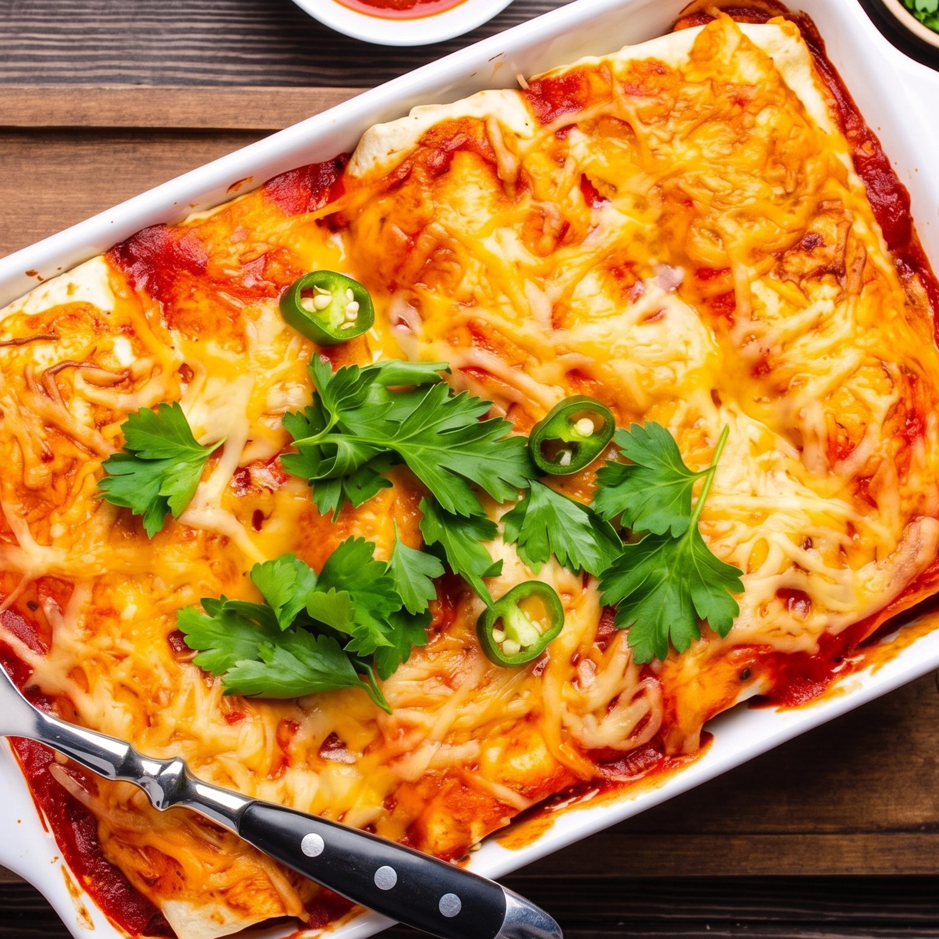 The easiest mega meaty enchiladas recipe