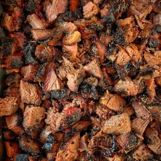Chopped Smoked Texas Brisket