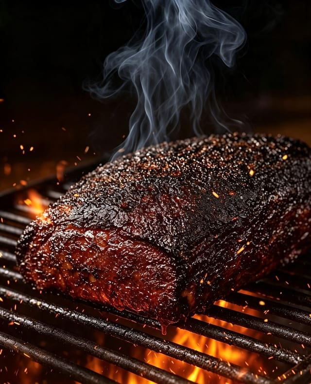 Freshly smoked BBQ